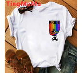 Kawaii Love Is Love Lgbt T Shirt Men Funny Harajuku Rainbow Gay Pride T-shirt Love Wins Graphic Tees Hip Hop Tops Tshirt Male
