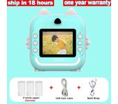 Digital Children Camera For Photography Instant Print Photo Kids Camera Mini Thermal Printer Video Educational Toys Gift