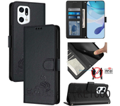 For Oppo Reno 7 8 Solapa Carcasa Del Teléfono Móvil Find X5 X6 Lite Pro Plus China 5G Stand Anti - Drop Card Slot Shell