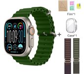 2025 New HK9 Ultra 2 Smartwatch Bluetooth Call Voice Assistant Information Reminder Screen Pointer Compass AMOLED Compatible with Android IOS Smartwatch