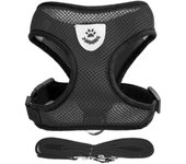 Arnés para perros pequeños y gatos, conjunto de arnés y correa ajustables para mascotas, chaleco transpirable para Pug, Chihuahua, Bulldog, accesorios para perros