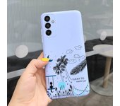 For Samsung M13 Case SM-M135F M 13 Cover Cute Cartoon Love Heart Butterfly Bumper For Samsung Galaxy M13 4G Soft Silicone Fundas