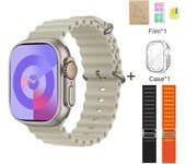 2025 New HK9 Ultra 2 Smartwatch Bluetooth Call Voice Assistant Information Reminder Screen Pointer Compass AMOLED Compatible with Android IOS Smartwatch