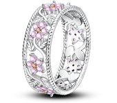Rings For Women 925 Sterling Silver Finger Rings Star Moon Colorful Zircon Rings Fine Wedding Engagement Birthday Jewelry Gifts