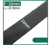 Dropship 1/5/10/50/M Black Insulated Braid Sleeving 4/6/8/10/12/14/20/25mm Tight PET Wire Gland Protection Cable Sleeve