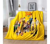 Cartoon Tadeo Jones Anime Throws Blanket for Kid Sofa Home Hiking Picnic Bed Super Soft Cute kawai Flannel Blanket birthday gift