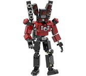 Larger Skibidi Toilet Toys Building Blocks, Skibidi Toilet Titan Clockman, Titan Cameraman, G-Man,Dr Titan, About 400 pcs
