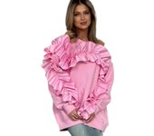 Plain Woman Tops Round Neck Three-dimensional Decoration Sweatshirt for Women Cotton Basic High Quality Pullover Nice Color Emo