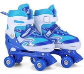 Patines Dobles De PVC Ajustables De Cuatro Ruedas Para Niños Principiantes