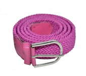 Cinturón trenzado extensible y elástico para hombres y mujeres, para Vaqueros, Cintura Ajustable Medida 110x3CM