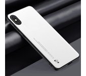 Funda de lujo de cuero PU para iPhone X S Cubierta trasera de silicona, protección completa, a prueba de golpes