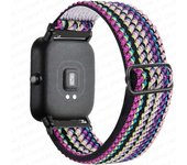 20mm/22mm band For GTS 4/2/2e/3/GTS2 Mini/GTR/4/3/Pro/GTR2/42mm/stratos Nylon Elastic Watch Bracelet Amazfit bip strap
