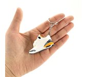 3D Mini 3D Sports Shoes Keychain Basketball Shoes Keychain Finger Skateboard Accessories Men's and Women's Trendy Pendant