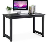 Modern Simple Computer Desk, 47 inch Vintage Office Desk Computer Table, Study Writing Study Desk Workstation for Home Office, Rustic Brown