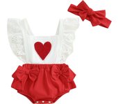 Pudcoco Baby Girl Summer Outfits Short Puff Sleeve Plaid Print Romper Dress with Headband Set Infant Clothes