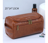 Men Vintage Luxury Toiletry Bag Travel Necessary Business Cosmetic Makeup Cases Male Hanging Storage Organizer Wash Bags