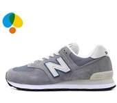 Leten Japan and South Korea bought NB 574 nb574  powder blue wine white pink camel jogging D width ML574LGI casual shoes Work shoes
