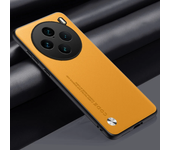 Luxury PU Leather Case For Vivo X100 Pro Back Cover Matte Silicone Full Protection Phone Case For Vivo X100 5G VivoX100 Pro