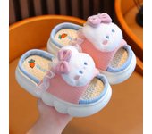 Children's Linen Home Non-Slip Thick-Soled Four-Season Floor for Slippers Princess Design