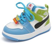 Zapatos De Deporte Para Niños Y Niñas 2025 Primavera Alto Tope No Resbaladizos Zapatillas De Baloncesto Suaves Para Bebés Zapatos Casuales Cómodos Para Todo El Año