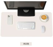 white mousepad Portable Mouse large Gaming Waterproof Non-slip PU Suede Desk Mat Computer Keyboard desk pad Mats