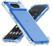 Transparent Case For Google Pixel 8 7 6 Pro 8A 7A 6A Pro Thick Shockproof Cases Airbag Bumper Clear Soft Cover Phone Accessories