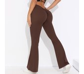 Hamidou Yoga Flared Women Pants Leggings Pants Fitness Lift Butt High Waist Trousers Women's Cycling Fitness Quick Dry Trousers