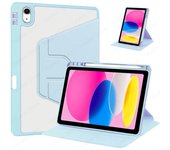 Tablet 360 Rotation Acrylic Case for iPad A16/iPad 11th Generation 2025 11 inch with Pencil Slot Horizontal/Vertical Stand Clear