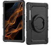 For Samsung Galaxy Tab S8 Ultra 14.6 inch 2022 with Screen Protector Handle Ring Folding Stand Case