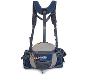 Riñonera Deportiva 8L, Bolsa de Hombro para Senderismo y Viajes al Aire Libre, Mochila de Ciclismo con Botella de Agua