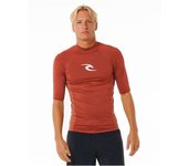 Licra de surf rip curl waves upf perf s/s hombre rojo