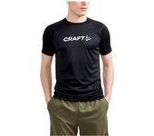 Camiseta de running craft core essence logo hombre black