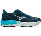 Zapatillas de running mizuno wave sky 8 hombre azul gris