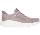 Zapatillas skechers bobs squad chaos taupe textile mujer