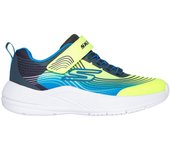 Zapatillas skechers microspec advance niño amarillo/azul