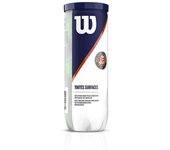 Bote de 3 pelotas de tenis wilson roland garros all court