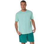 Camiseta de running asics asics core ss top hombre verde