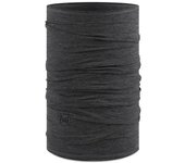 Braga de cuello buff original ecostretch wool solid grey