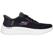 Zapatillas skechers go walk flex mujer negro /blanco trim