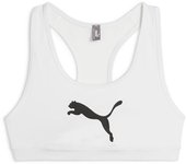 Sujetador deportivo de fitness puma 4 keeps blanco mujer