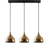 Regleta colgante asney 18 oro (3 luces)
