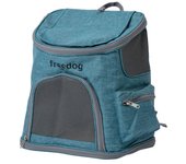 Mochila Transportín Freedog Makalu para Perros y Gatos en Color Azul 40 x 36 x 28 cm