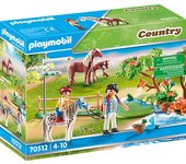 PLAYMOBIL Country 70512 Paseo en Poni, Juguetes para niños a Partir de 4 años