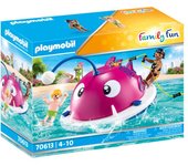 PLAYMOBIL Family Fun 70613 Isla de Escalada, Flotante, Juguetes para niños a Partir de 4 años