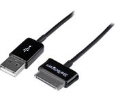 CABLE DATOS STARTECH USB 2M BLACK PARA GALAXY TAB