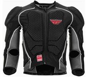 FLY Racing Barricade Long Sleeve CE Chaqueta protectora - Negro (M)