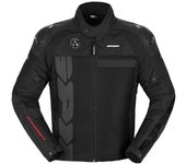 Spidi Progressive Net WindOut Chaqueta textil para motocicleta - Negro Gris (L)