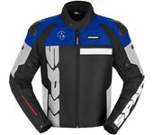 Spidi Progressive Net WindOut Chaqueta textil para motocicleta - Negro Blanco Rojo Azul (L)