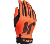 Just1 J-Force X Guantes de Motocross - Negro Naranja (S)