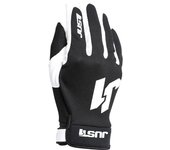 Just1 J-Flex Youth Guantes de Motocross - Negro Blanco (L)